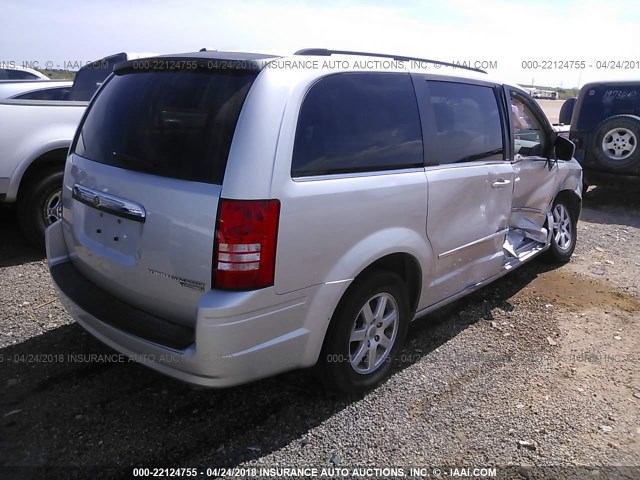 2A4RR5D15AR278178 - 2010 CHRYSLER TOWN & COUNTRY TOURING SILVER photo 4