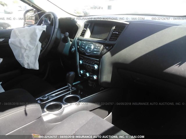 5N1AR2MM0FC658293 - 2015 NISSAN PATHFINDER S/SV/SL/PLATINUM 灰色 照片 5