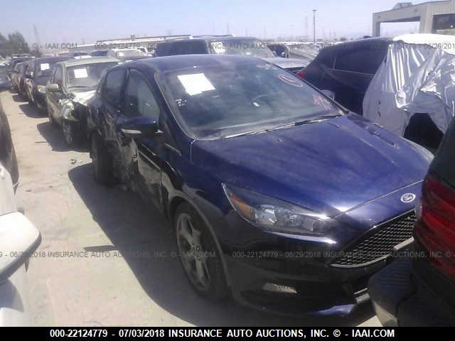 1FADP3L96HL348992 - 2017 FORD FOCUS ST BLUE photo 1