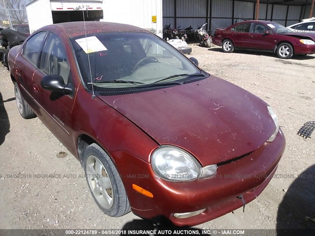 1B3ES46CX1D268526 - 2001 DODGE NEON SE/ES ORANGE photo 1