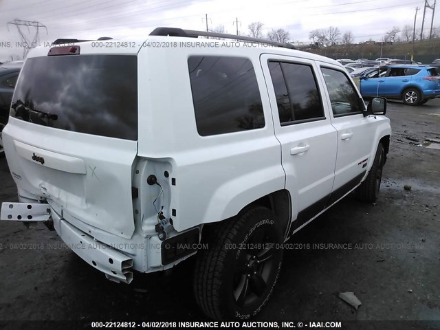 1C4NJPBB2HD208766 - 2017 JEEP PATRIOT SPORT WHITE photo 4