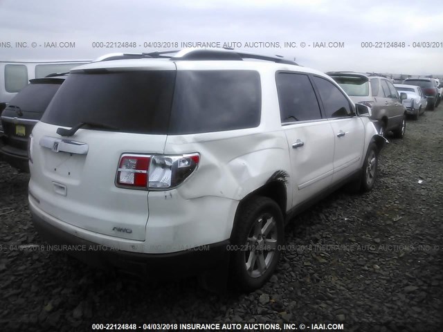 5GZEV23778J202821 - 2008 SATURN OUTLOOK XR თეთრი ფოტო 4