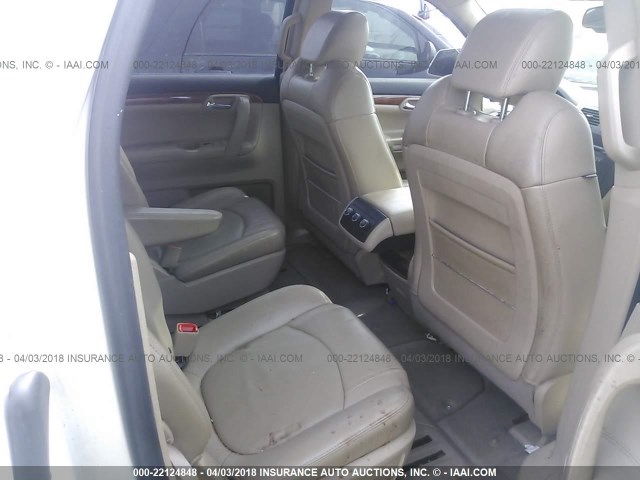 5GZEV23778J202821 - 2008 SATURN OUTLOOK XR თეთრი ფოტო 8