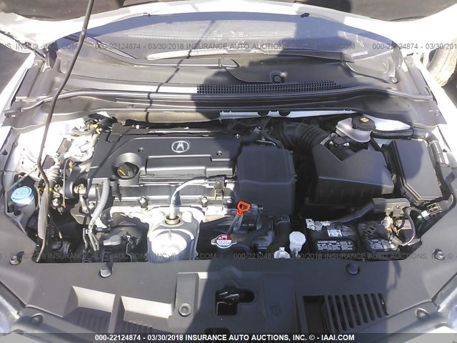 19UDE2F84GA003114 - 2016 ACURA ILX PREMIUM STYLE/TECH STYLE WHITE photo 10