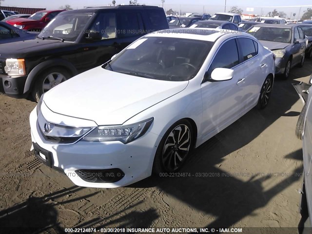 19UDE2F84GA003114 - 2016 ACURA ILX PREMIUM STYLE/TECH STYLE WHITE photo 2