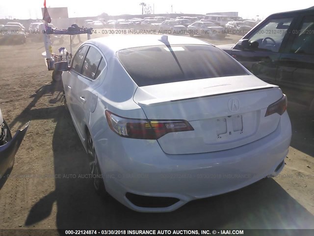 19UDE2F84GA003114 - 2016 ACURA ILX PREMIUM STYLE/TECH STYLE WHITE photo 3