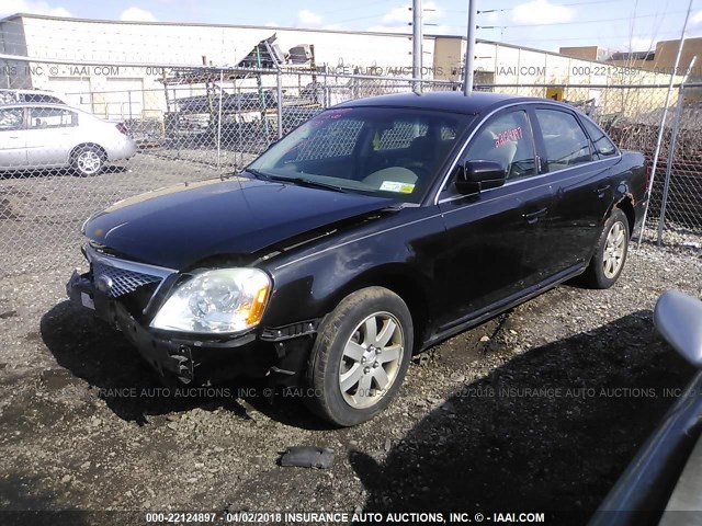 1FAHP27187G160420 - 2007 FORD FIVE HUNDRED SEL BLACK photo 2