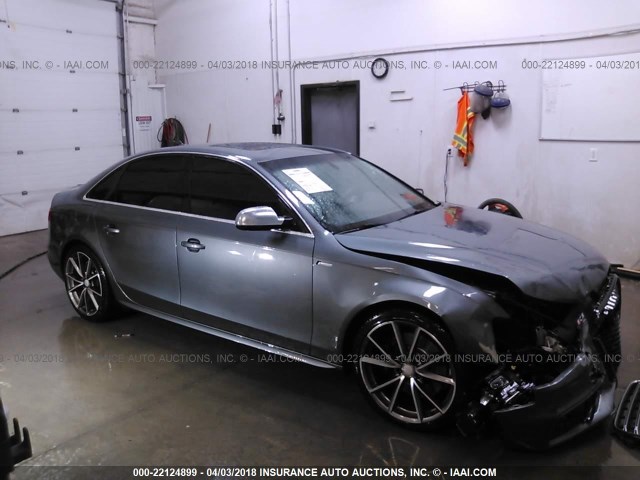 WAUBGAFL3DA131383 - 2013 AUDI S4 PREMIUM PLUS GRAY photo 1