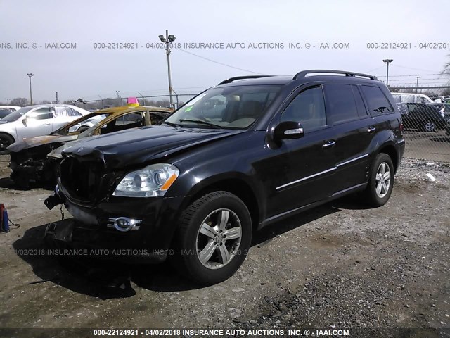 4JGBF71E27A200842 - 2007 MERCEDES-BENZ GL 450 4MATIC BLACK photo 2