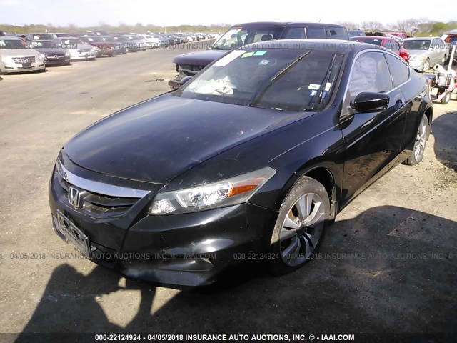 1HGCS1B85BA007072 - 2011 HONDA ACCORD EXL BLACK photo 2