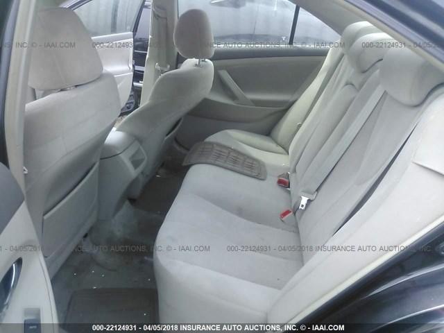 4T1BF3EK9AU079869 - 2010 TOYOTA CAMRY SE/LE/XLE BLACK photo 8