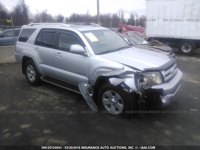 JTEBU17R630020048 - 2003 TOYOTA 4RUNNER LIMITED SILVER photo 1