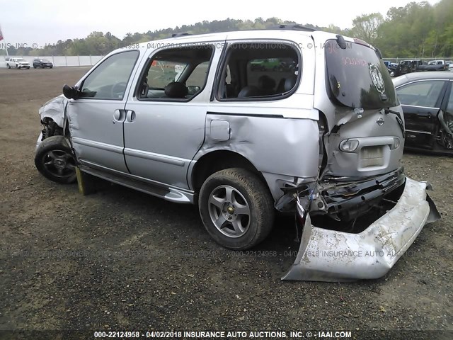 4N2ZN16T32D811848 - 2002 NISSAN QUEST SE SILVER photo 3