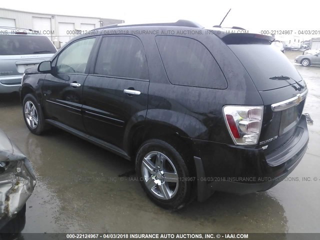 2CNDL83F886056094 - 2008 CHEVROLET EQUINOX LTZ BLACK photo 3