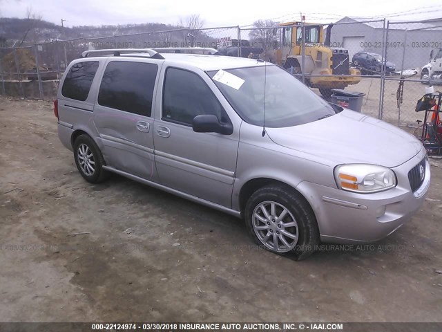 5GADV33L35D216792 - 2005 BUICK TERRAZA CXL SILVER photo 1