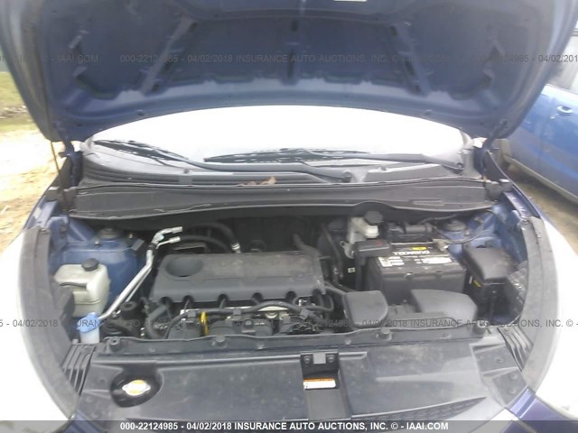 KM8JU3AC0AU089352 - 2010 HYUNDAI TUCSON GLS/LIMITED ლურჯი ფოტო 10