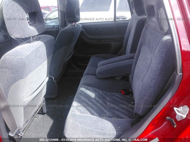 JHLRD18401C056449 - 2001 HONDA CR-V LX RED photo 8