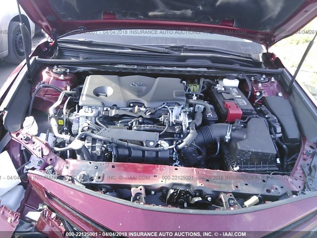 4T1B61HK4JU565344 - 2018 TOYOTA CAMRY XSE RED photo 10