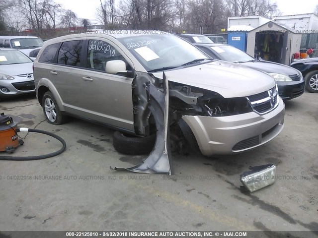 3D4GG57V59T204837 - 2009 DODGE JOURNEY SXT GOLD photo 1