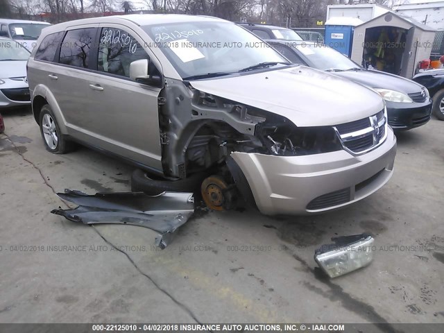 3D4GG57V59T204837 - 2009 DODGE JOURNEY SXT GOLD photo 6