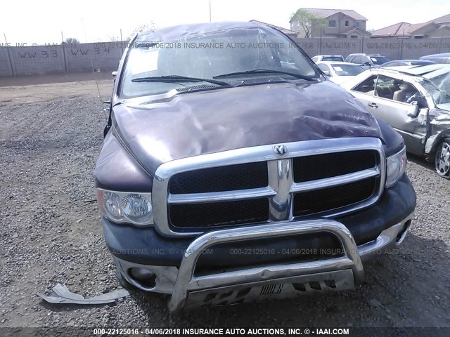 1D7HA16K64J173770 - 2004 DODGE RAM 1500 ST BURGUNDY photo 6