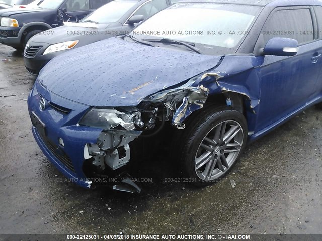 JTKJF5C77D3046981 - 2013 TOYOTA SCION TC 蓝色 照片 6