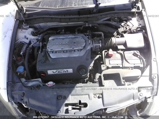 1HGCP36898A069915 - 2008 HONDA ACCORD EXL WHITE photo 10