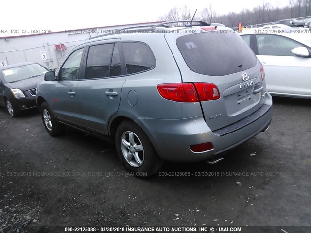 5NMSG73D07H102002 - 2007 HYUNDAI SANTA FE GLS SILVER photo 3