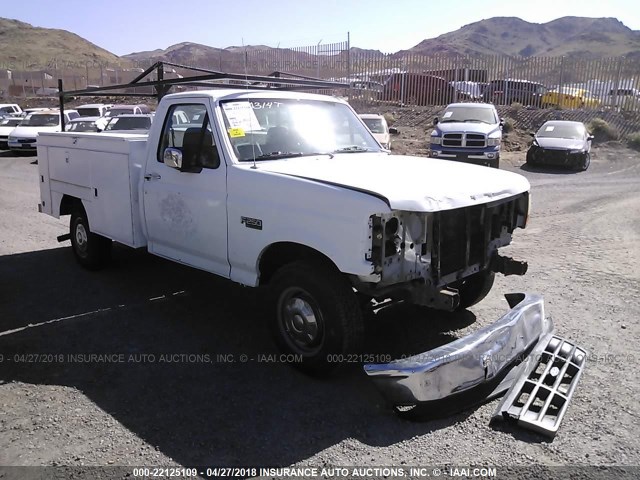 2FTEF25Y1PCA58619 - 1993 FORD F250 WHITE photo 1