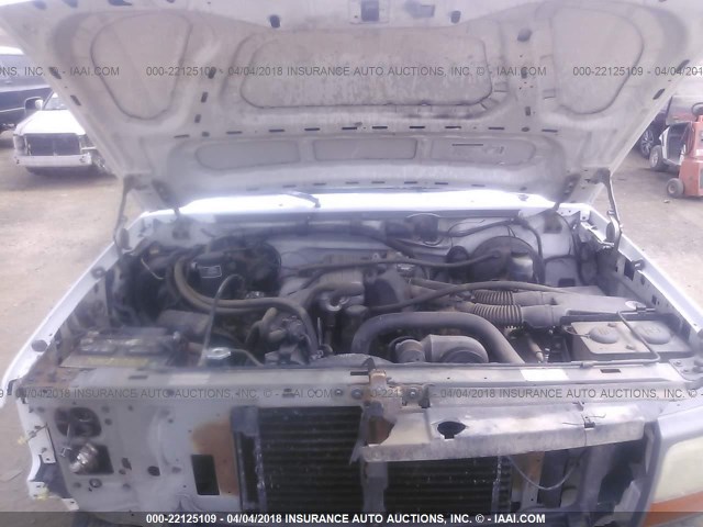 2FTEF25Y1PCA58619 - 1993 FORD F250 WHITE photo 10