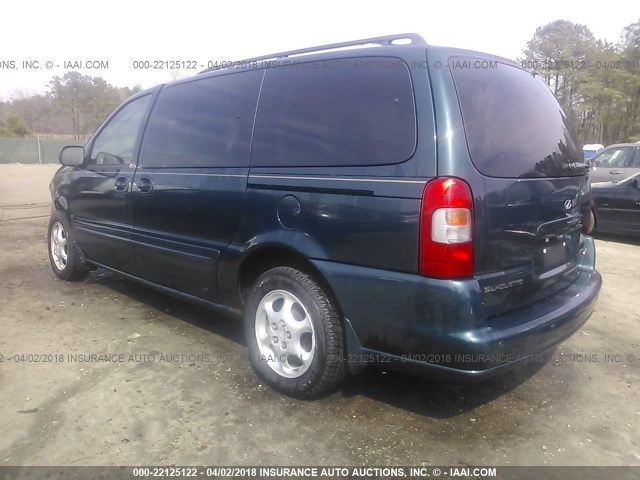 1GHDX03E21D307355 - 2001 OLDSMOBILE SILHOUETTE GREEN photo 3