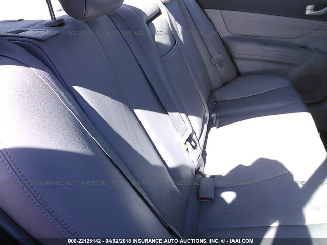 5NPEU46FX6H130635 - 2006 HYUNDAI SONATA GLS/LX GRAY photo 8