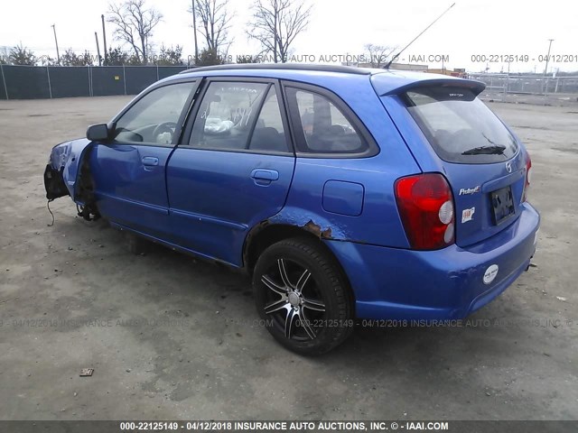 JM1BJ245X31114139 - 2003 MAZDA PROTEGE PR5 蓝色 照片 3