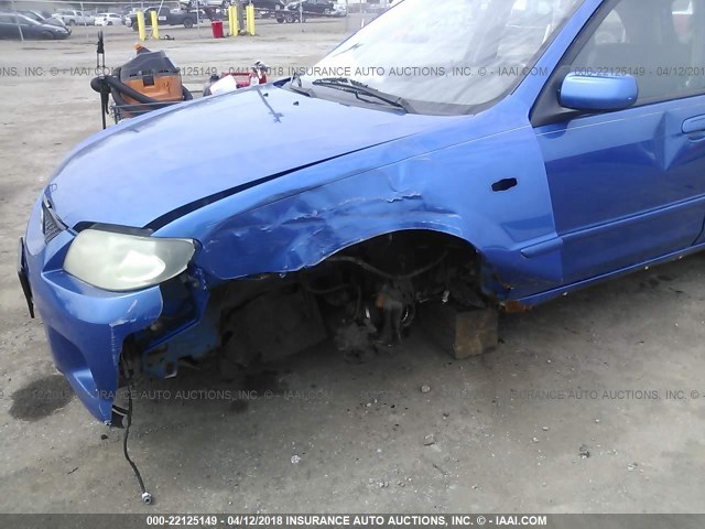 JM1BJ245X31114139 - 2003 MAZDA PROTEGE PR5 蓝色 照片 6