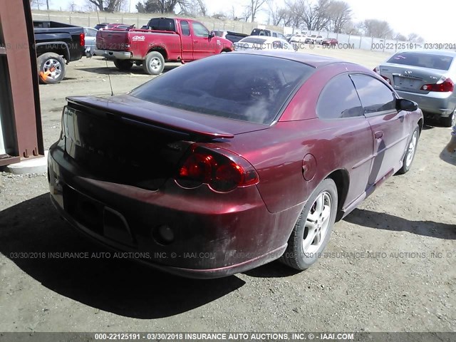 4B3AG42G93E149046 - 2003 DODGE STRATUS SE RED photo 4