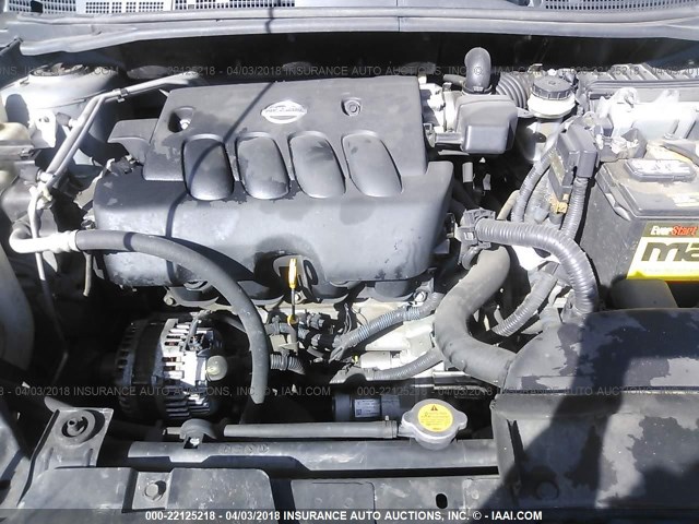 3N1AB61E18L652199 - 2008 NISSAN SENTRA 2.0/2.0S/2.0SL SILVER photo 10