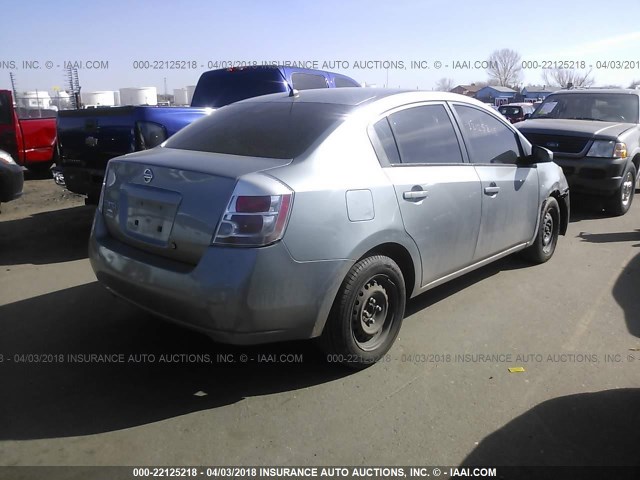 3N1AB61E18L652199 - 2008 NISSAN SENTRA 2.0/2.0S/2.0SL SILVER photo 4