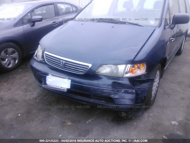 JHMRA1863TC016746 - 1996 HONDA ODYSSEY LX TEAL photo 6