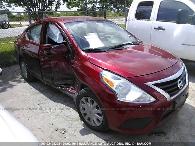 3N1CN7AP4GL851639 - 2016 NISSAN VERSA S/S PLUS/SV/SL RED photo 1