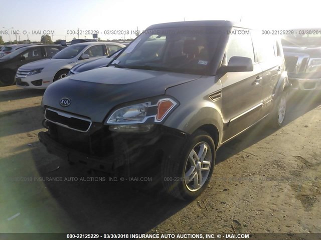 KNDJT2A23B7345671 - 2011 KIA SOUL +/!/SPORT GRAY photo 6