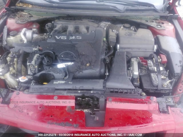 1N4BL24E08C121984 - 2008 NISSAN ALTIMA 3.5SE RED photo 10