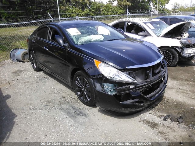 5NPEC4AB7CH335204 - 2012 HYUNDAI SONATA SE/LIMITED BLACK photo 1