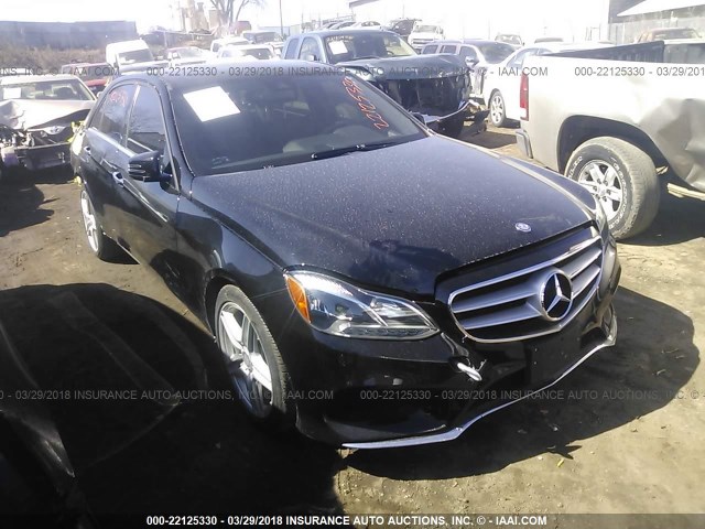 WDDHF8JB5EA885609 - 2014 MERCEDES-BENZ E 350 4MATIC BLACK photo 1