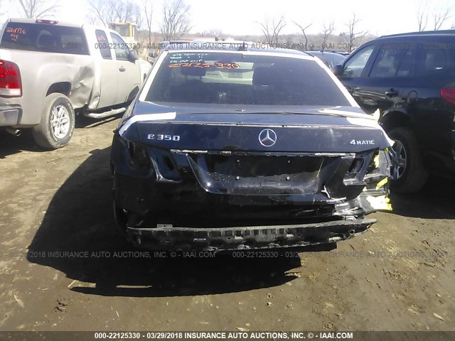 WDDHF8JB5EA885609 - 2014 MERCEDES-BENZ E 350 4MATIC BLACK photo 6