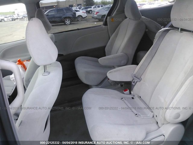 5TDKK3DC4BS171116 - 2011 TOYOTA SIENNA LE BROWN photo 8