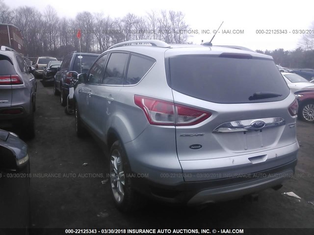 1FMCU9J92FUB22374 - 2015 FORD ESCAPE TITANIUM SILVER photo 3