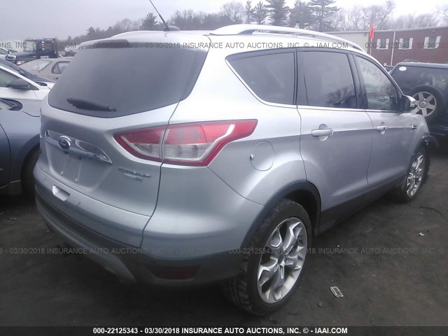 1FMCU9J92FUB22374 - 2015 FORD ESCAPE TITANIUM SILVER photo 4