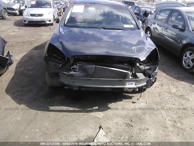 1G4PP5SK7E4157624 - 2014 BUICK VERANO GRAY photo 6