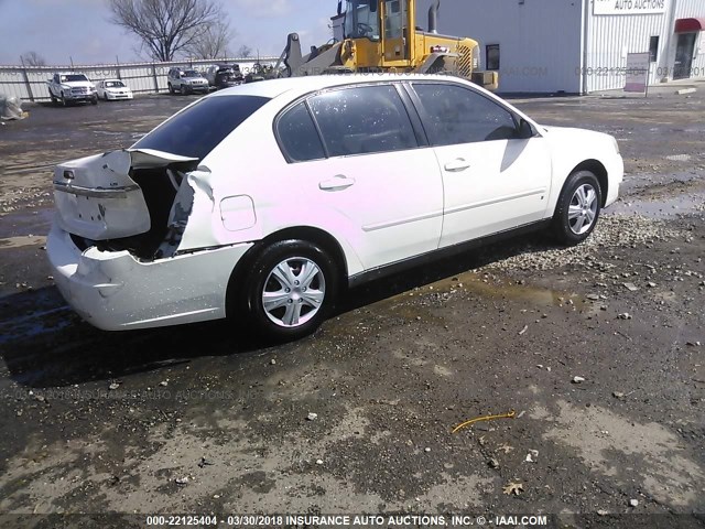 1G1ZS58F48F142750 - 2008 CHEVROLET MALIBU LS 白色 照片 4