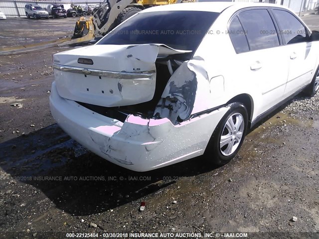 1G1ZS58F48F142750 - 2008 CHEVROLET MALIBU LS 白色 照片 6